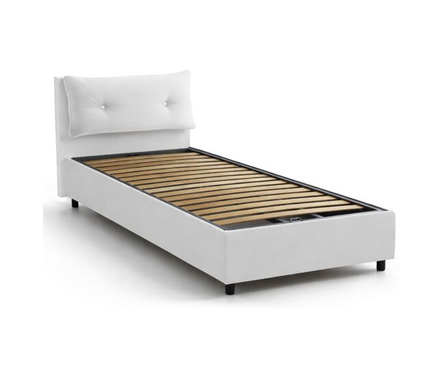 Cama de solteiro de tecido