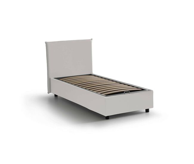 Cama de solteiro de tecido