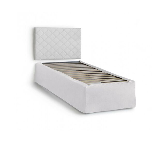 Cama de solteiro de tecido