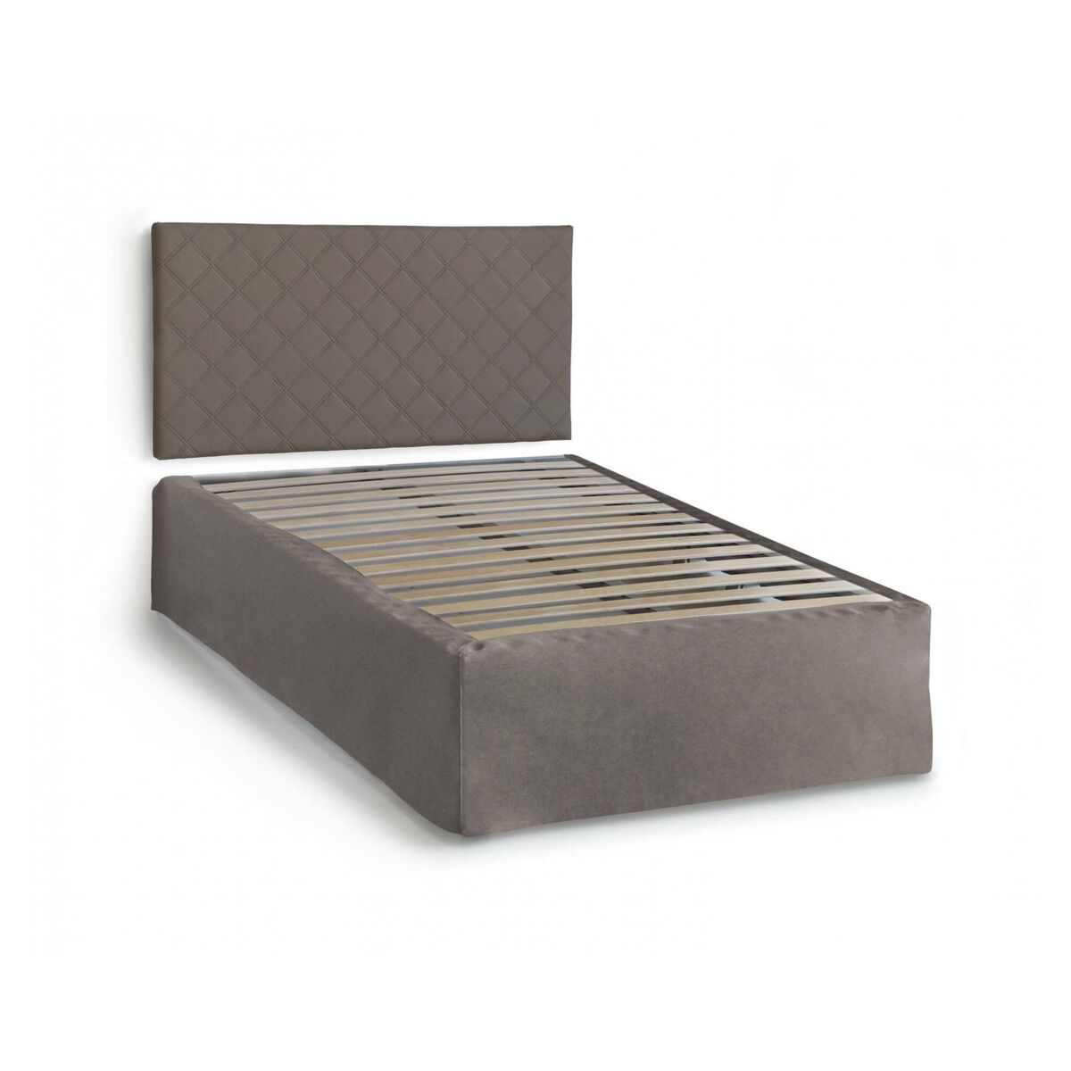 Cama quadrada e meia de tecido