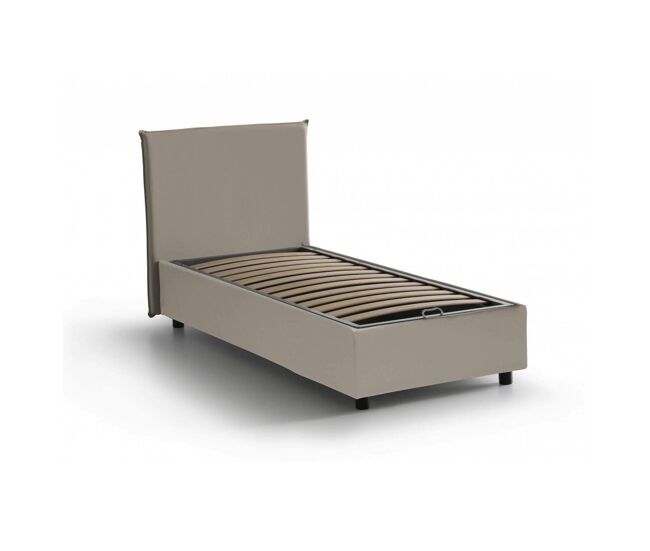 Cama de solteiro de tecido