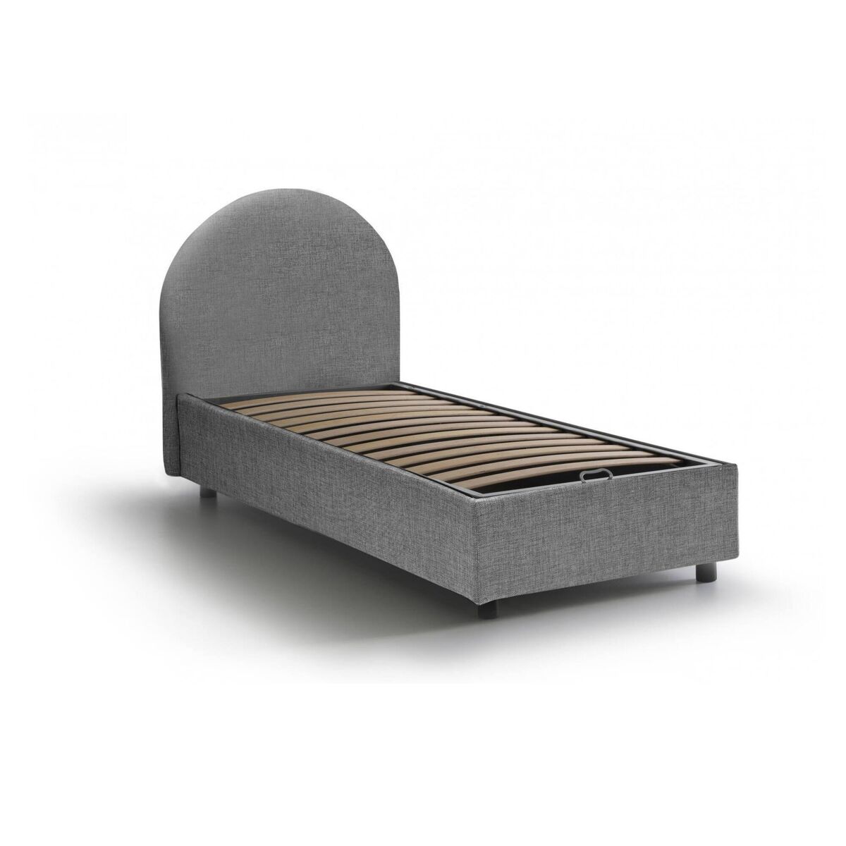 Cama de solteiro de tecido