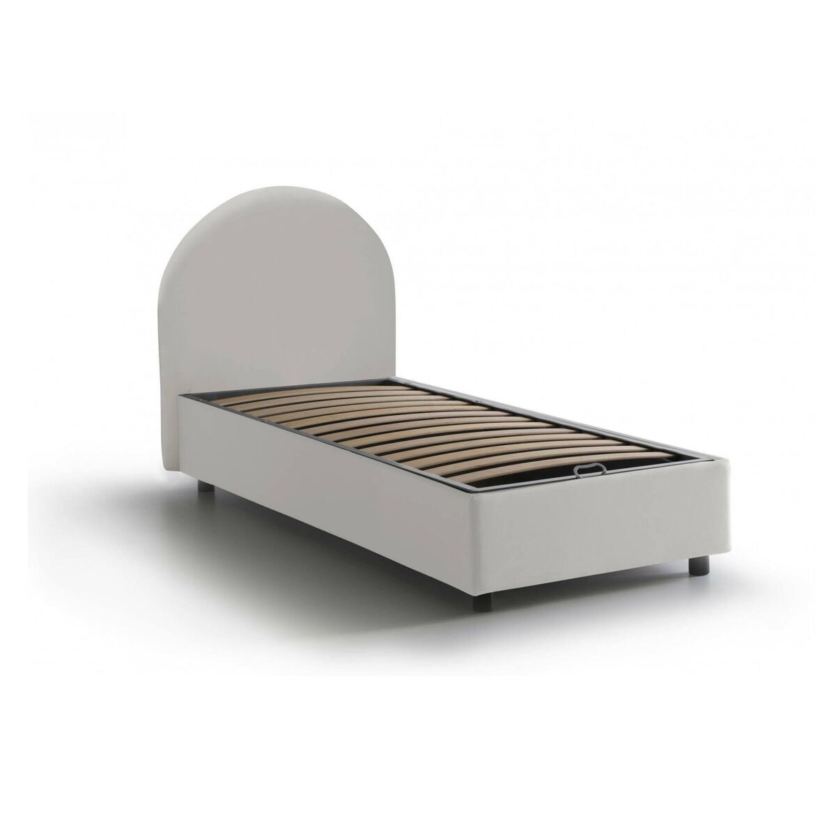 Cama de solteiro de tecido