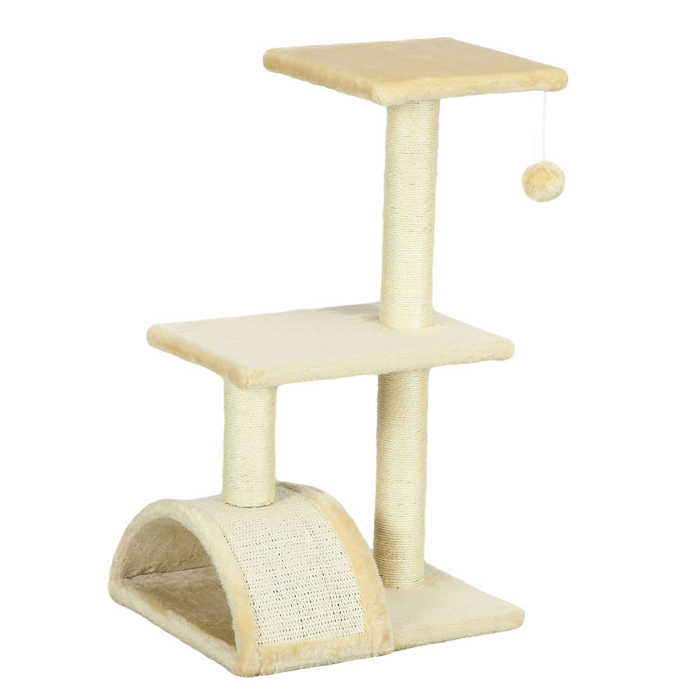 Arranhador para Gatos Aglomerado, Sisal e Poliéster PawHut