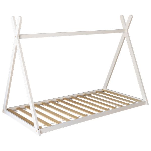 Cama tipi infantil blanca 190x90cm valentin