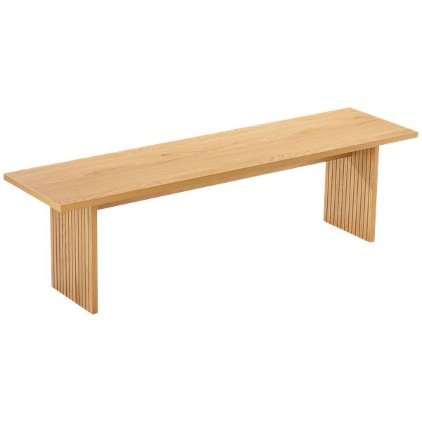 Banco de madera de estilo escandinavo alma