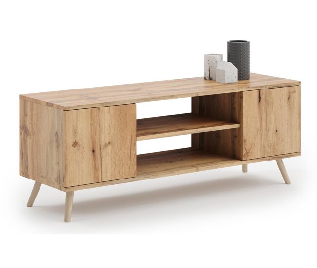 Movel tv focus rtv155 2d 155x40x48 natural