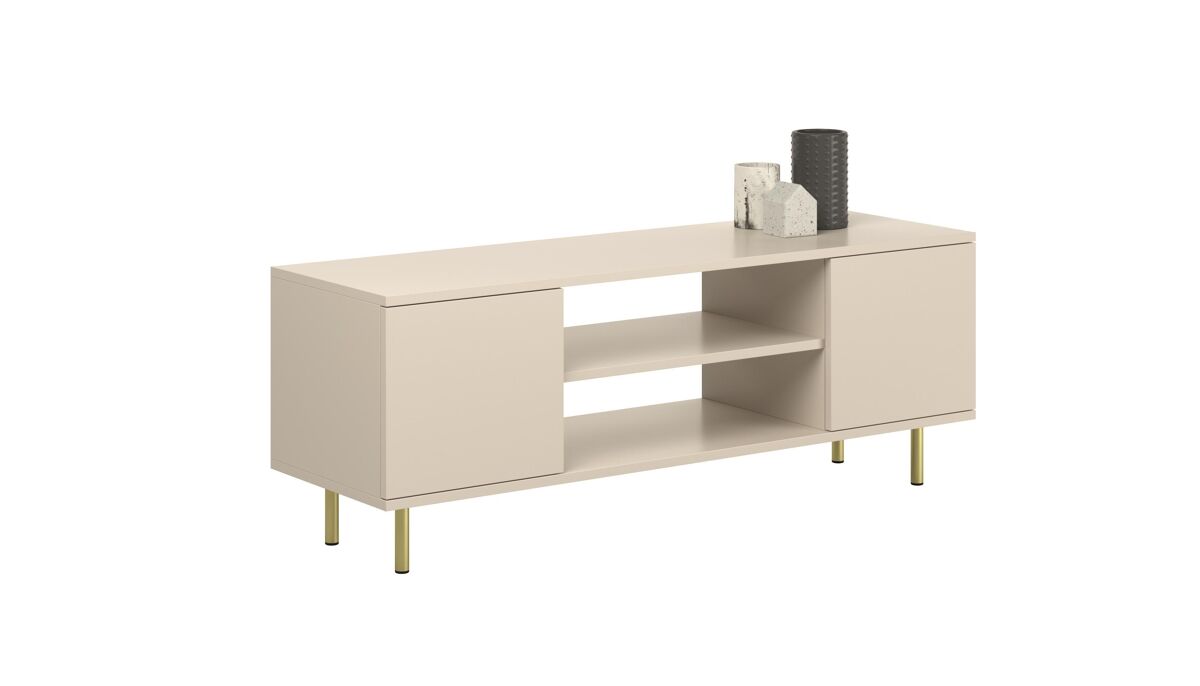 Movel tv focus rtv155 2d 155x40x48 bege