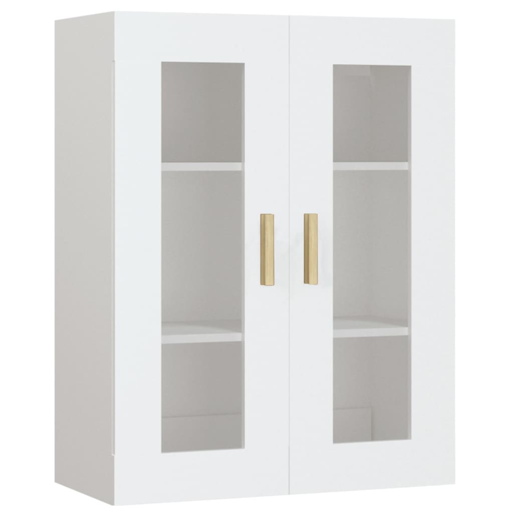 Vidaxl armário de parede suspenso 69,5x34x90 cm branco