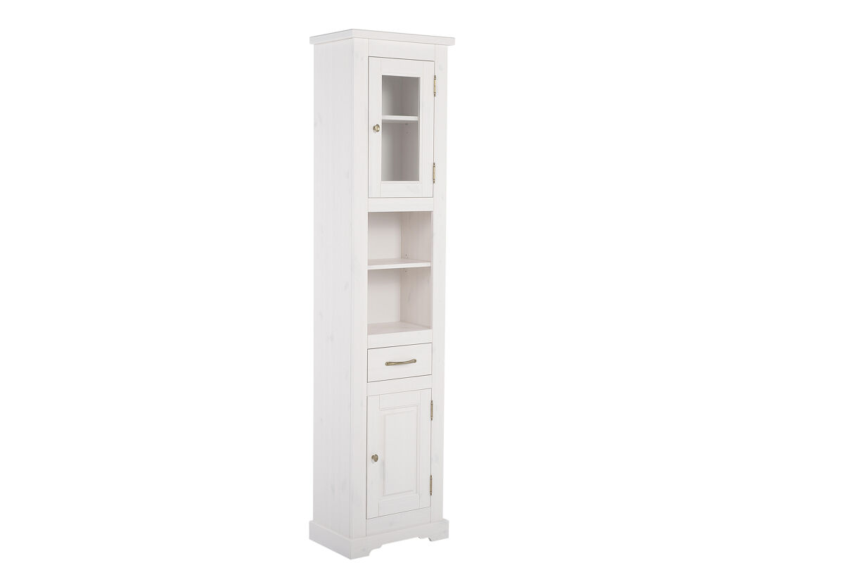 Armário alto romantic hc45 2d1d 45x30x190 branco