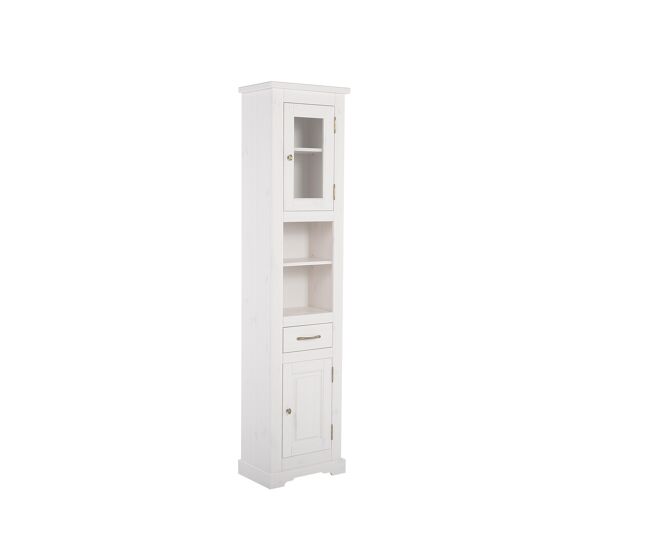 Armário alto romantic hc45 2d1d 45x30x190 branco