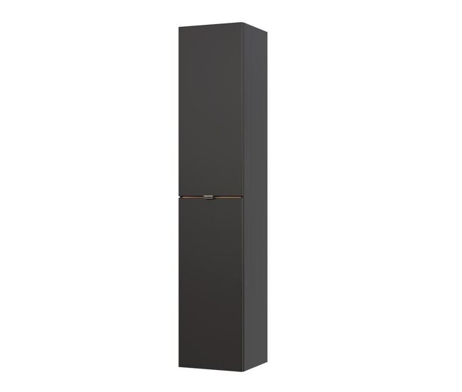 Armário alto capri hc35 2d 35x33x170 preto