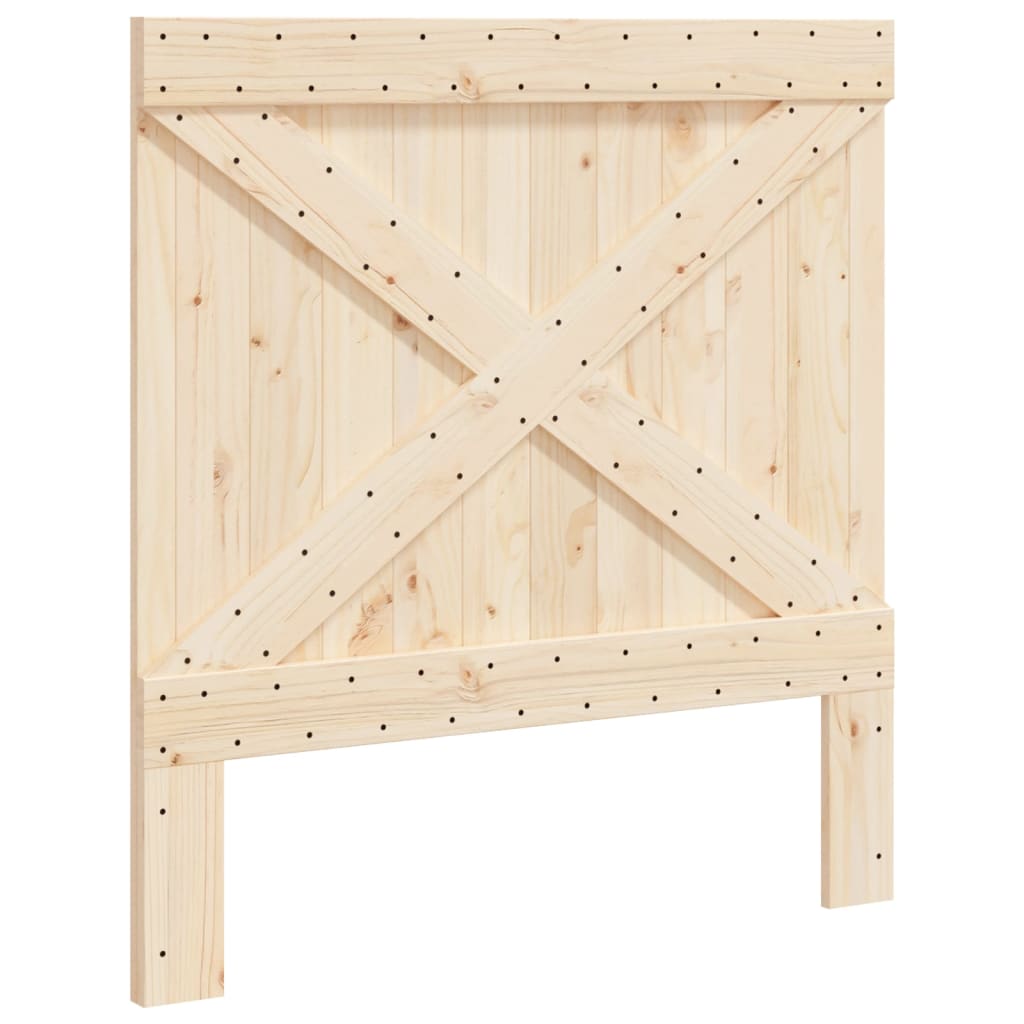 Vidaxl cabeceira 100x104 cm madeira de pinho maciça