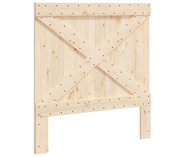 Vidaxl cabeceira 100x104 cm madeira de pinho maciça