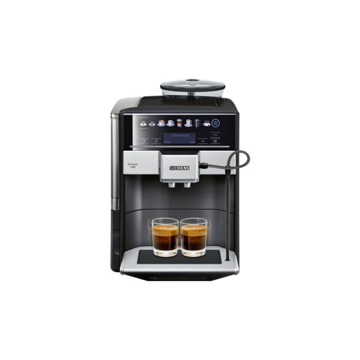 Cafetière superautomática siemens ag eq.6 plus s500 espresso noir metálico 1500 w 19 bar 2 kopjes 1,7 l