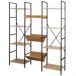 Max Home Estante de madeira 11 prateleiras 125 Max Home Estante de madeira 11 prateleiras 125 Preto/ Madeira