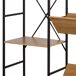 Max Home Estante de madeira 11 prateleiras 125 Max Home Estante de madeira 11 prateleiras 125 Preto/ Madeira