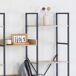 Max Home Estante de madeira 11 prateleiras 125 Max Home Estante de madeira 11 prateleiras 125 Preto/ Madeira