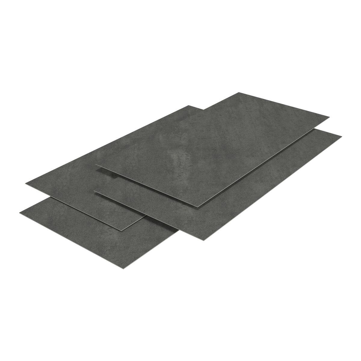 Revestimento de parede bladel 4 painéis pvc 120x60cm - pedra cinzenta [neu.haus]