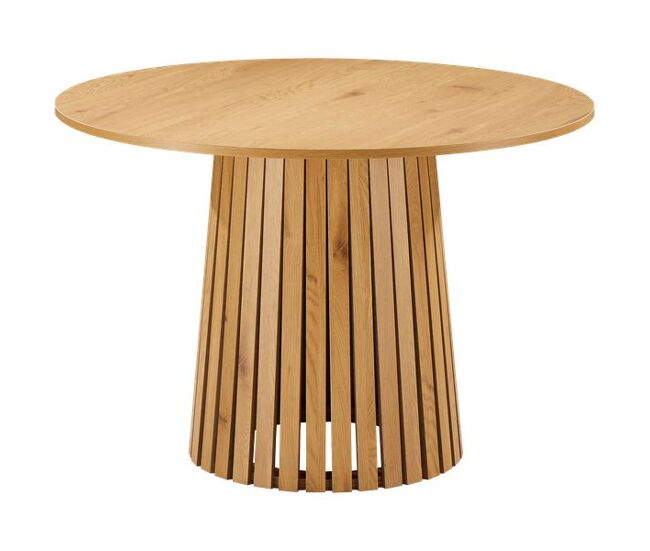 Mesa de comedor redonda 110cm de estilo escandinavo liv