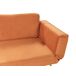 Beliani Sofá cama Terciopelo SAARELA Beliani Sofá cama Terciopelo SAARELA Laranja