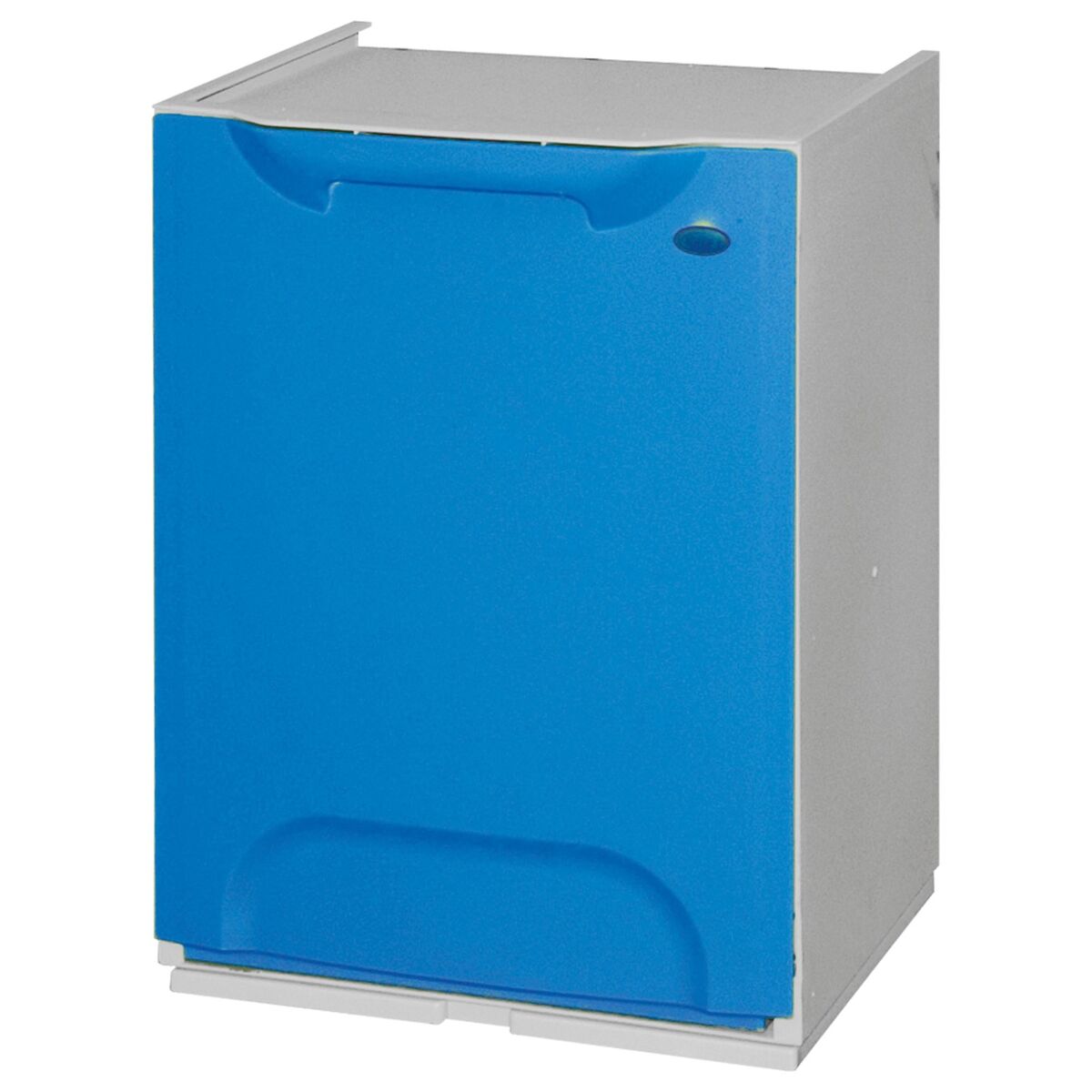 Well home lixeira em polipropileno azul, tanque 20l