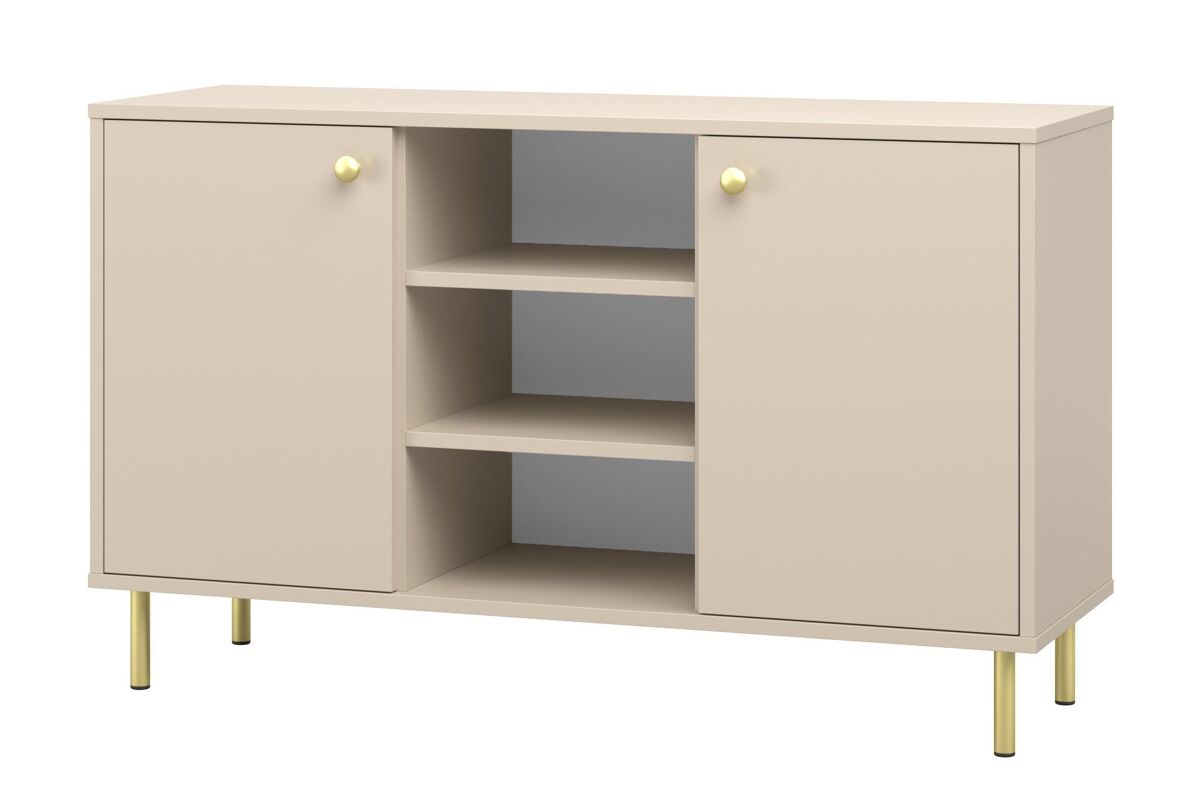 Aparador venus sb137 2d 137x40x73 bege