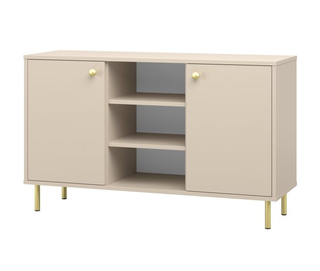 Aparador venus sb137 2d 137x40x73 bege