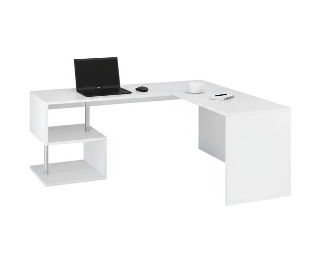 Mesa com efeito de madeira