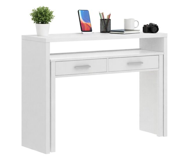 Mesa com efeito de madeira