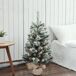 Mini árvore de Natal decorativa com neve Dayron Mini árvore de Natal decorativa com neve Dayron Verde