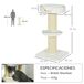 Arranhador para Gatos Aglomerado de Madeira, Poliéster e Sisal Arranhador para Gatos Aglomerado de Madeira, Poliéster e Sisal Cru