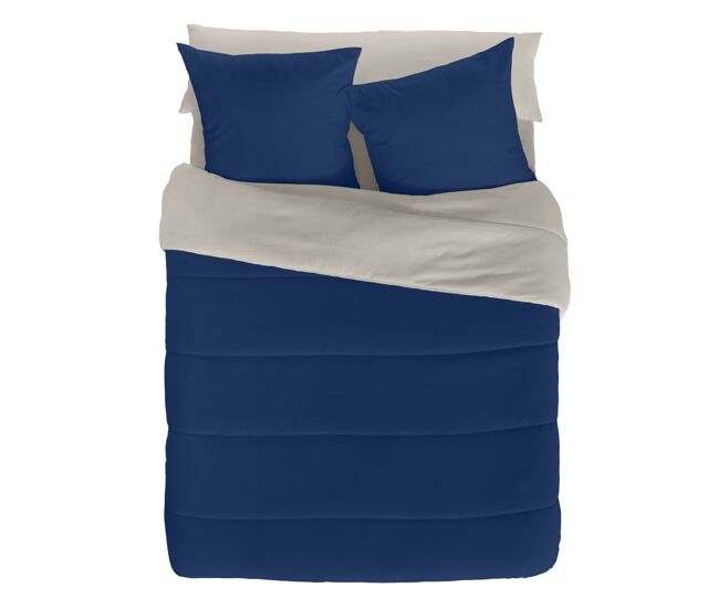 Enchimento nórdico naturals azul pedra 300 gsm 180 x 260 cm (solteiro) (1 peça)