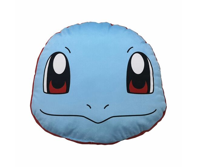 Almofada 3d pokémon squirtle 40 x 40 cm