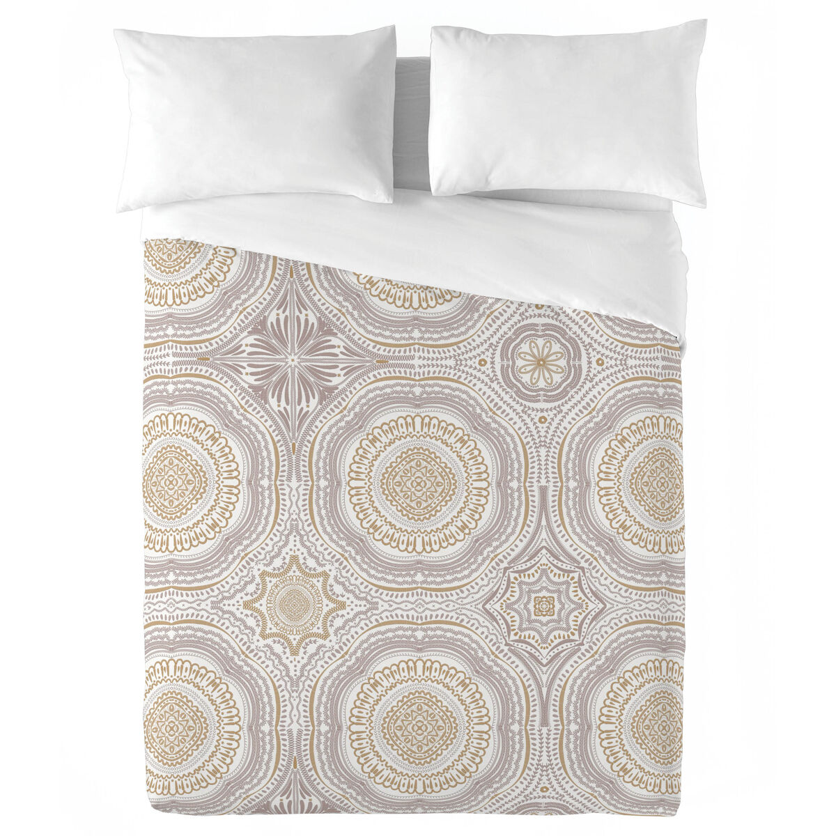 Naturals - cama com capa de edredom estampada 180 - algodão extra macio - inclui 1 ou 2 fronhas - shankar