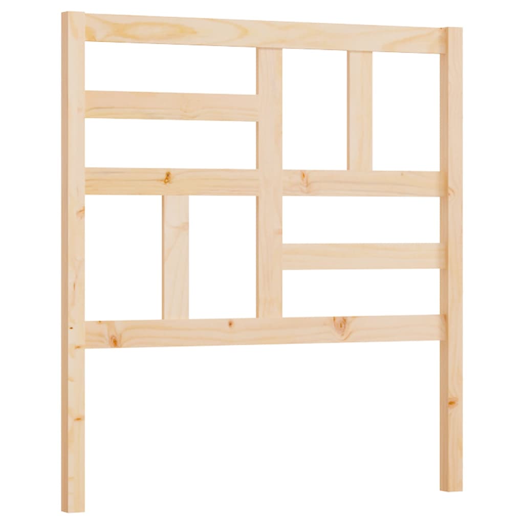 Vidaxl cabeceira de cama 81x4x104 cm pinho maciço