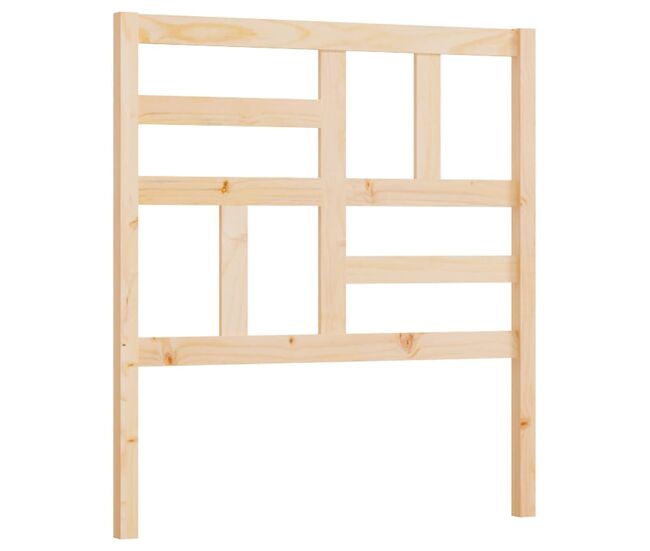 Vidaxl cabeceira de cama 81x4x104 cm pinho maciço