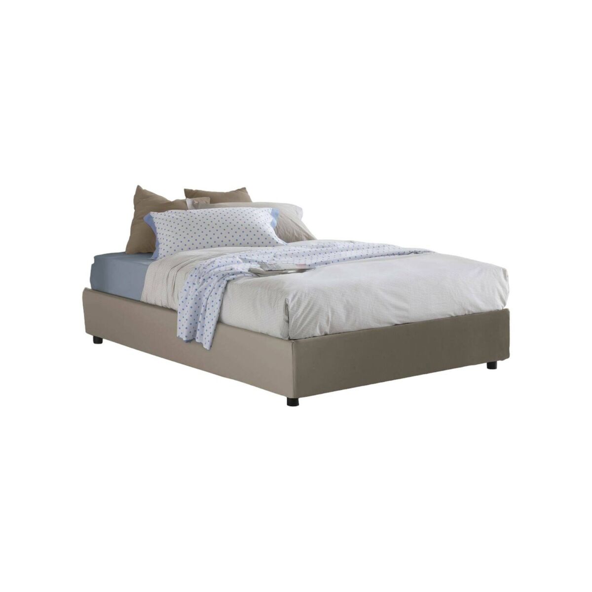 Cama de casal de tecido