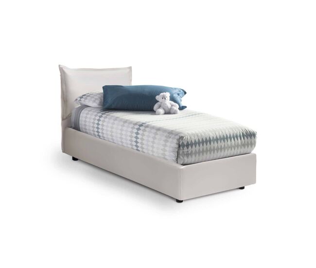 Cama de solteiro de tecido