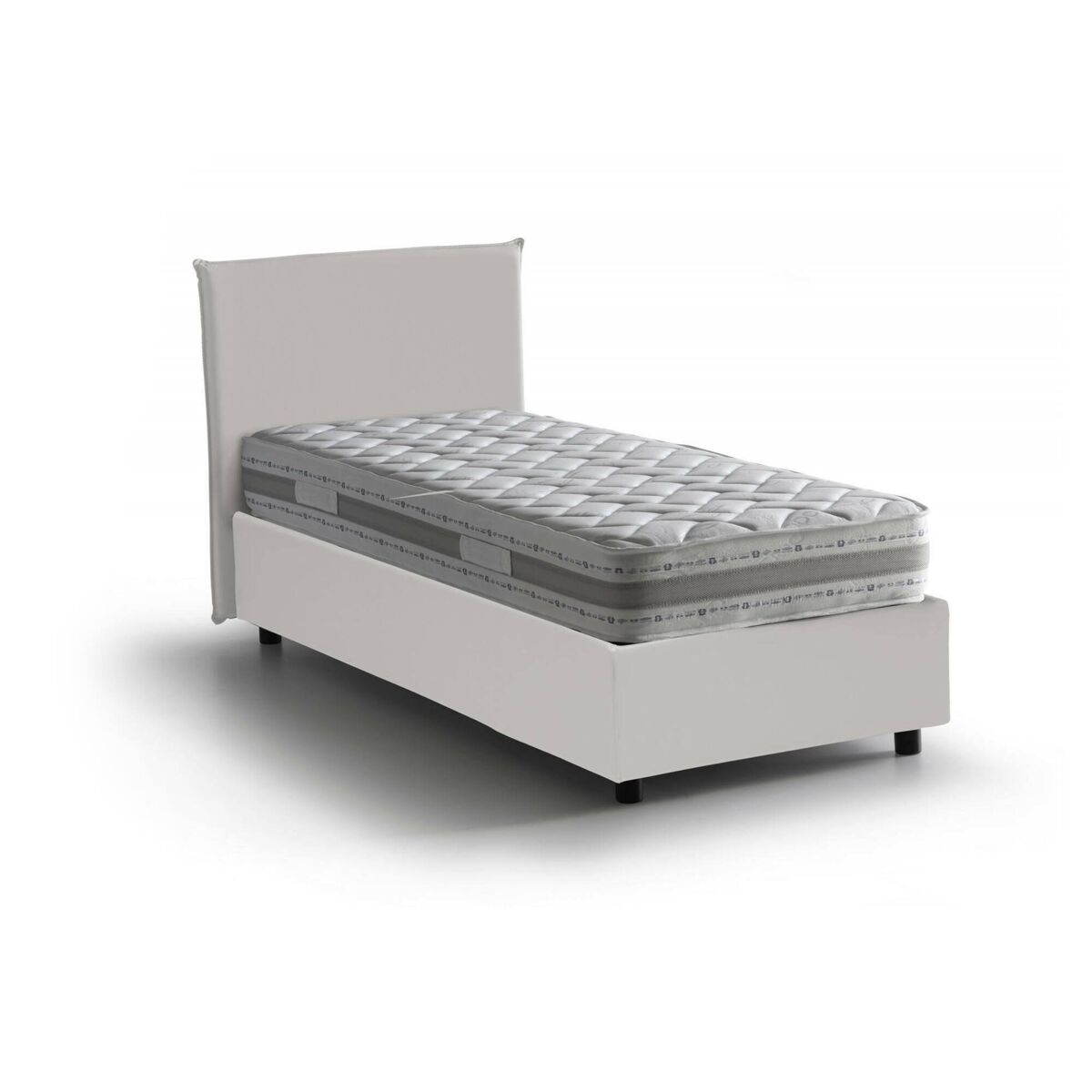 Cama de solteiro de tecido