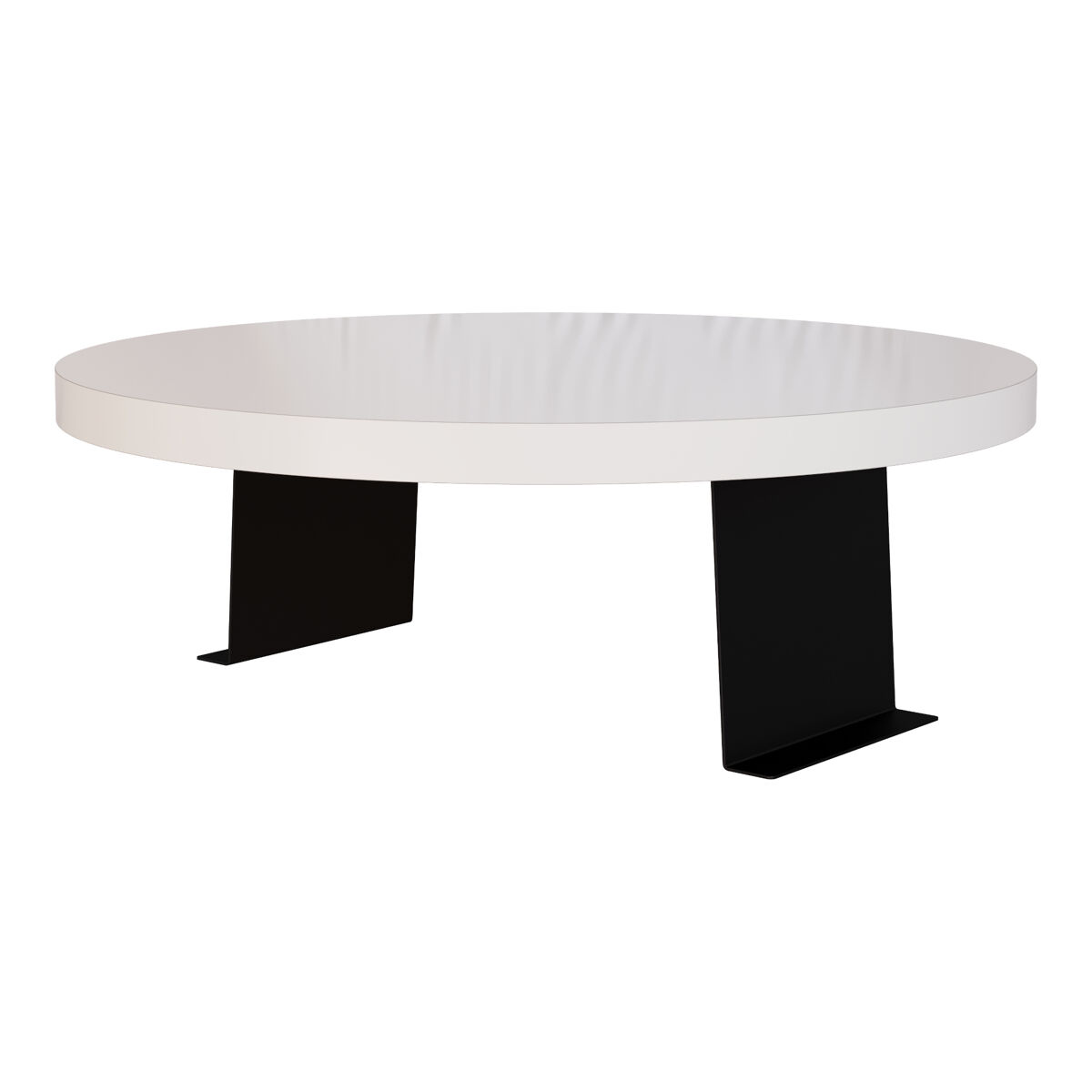 Bandeja ajustável para sofá kuleskyd ø34cm - creme [en.casa]