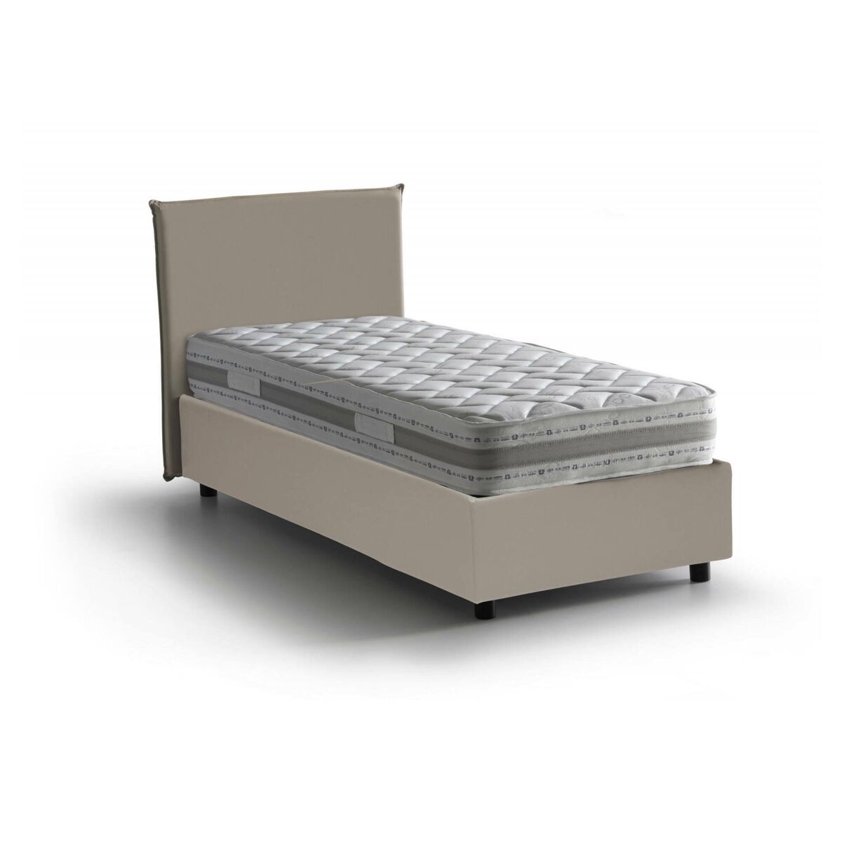 Cama de solteiro de tecido