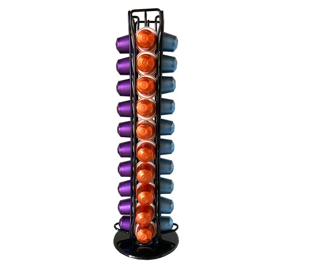 Organizador para cápsulas de café nespresso nyana home | organizador para 40 cápsulas | projetado para cápsulas nespresso | design moderno e compacto