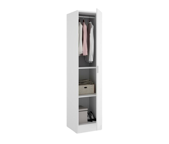 Guarda-roupa de 1 porta\ efeito madeira