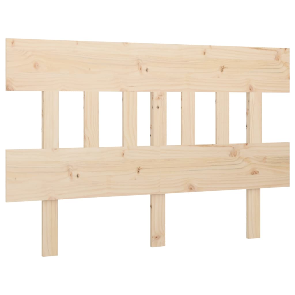 Vidaxl cabeceira de cama 203,5x3x81 cm pinho maciço