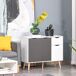 Aparador HOMCOM, casa - móveis de armazenamento Aparador HOMCOM, casa - móveis de armazenamento Cinza