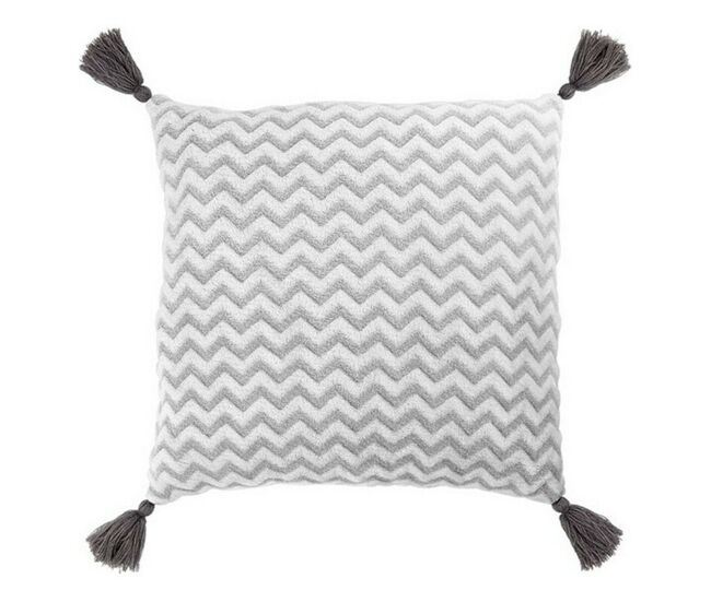 Almofada zig-zag (40 x 40 cm) 119635 - cor de rosa