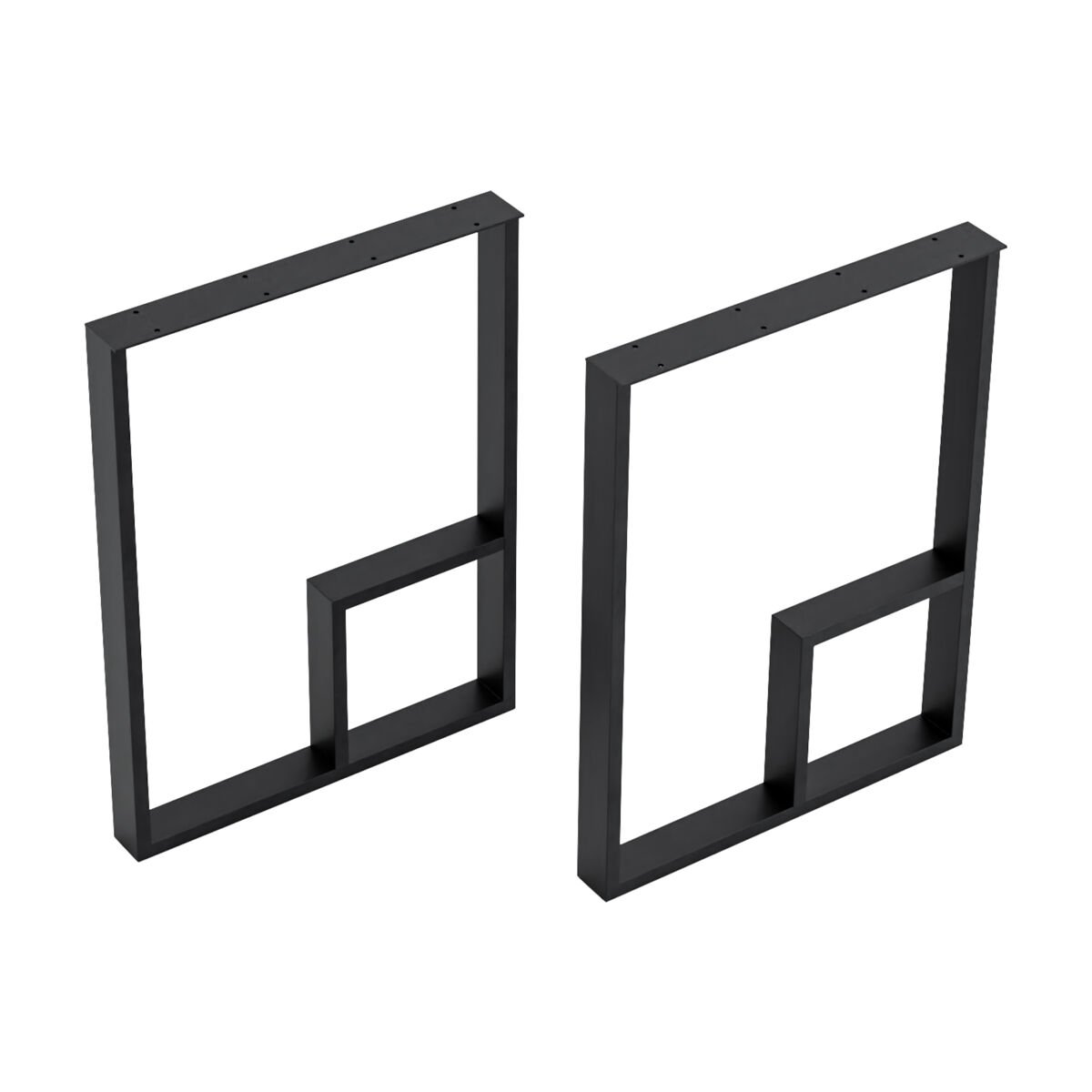 Conjunto de 2 pernas de mesa Kauhava aço 55x7