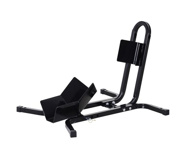 Homcom suporte ajustável da roda da motocicleta do metal do estacionamento da motocicleta para as rodas ∅43/48/53cm