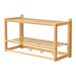 Prateleira de parede Thyborøn com toalheiro e ganchos Bambu Prateleira de parede Thyborøn com toalheiro e ganchos Bambu Natural